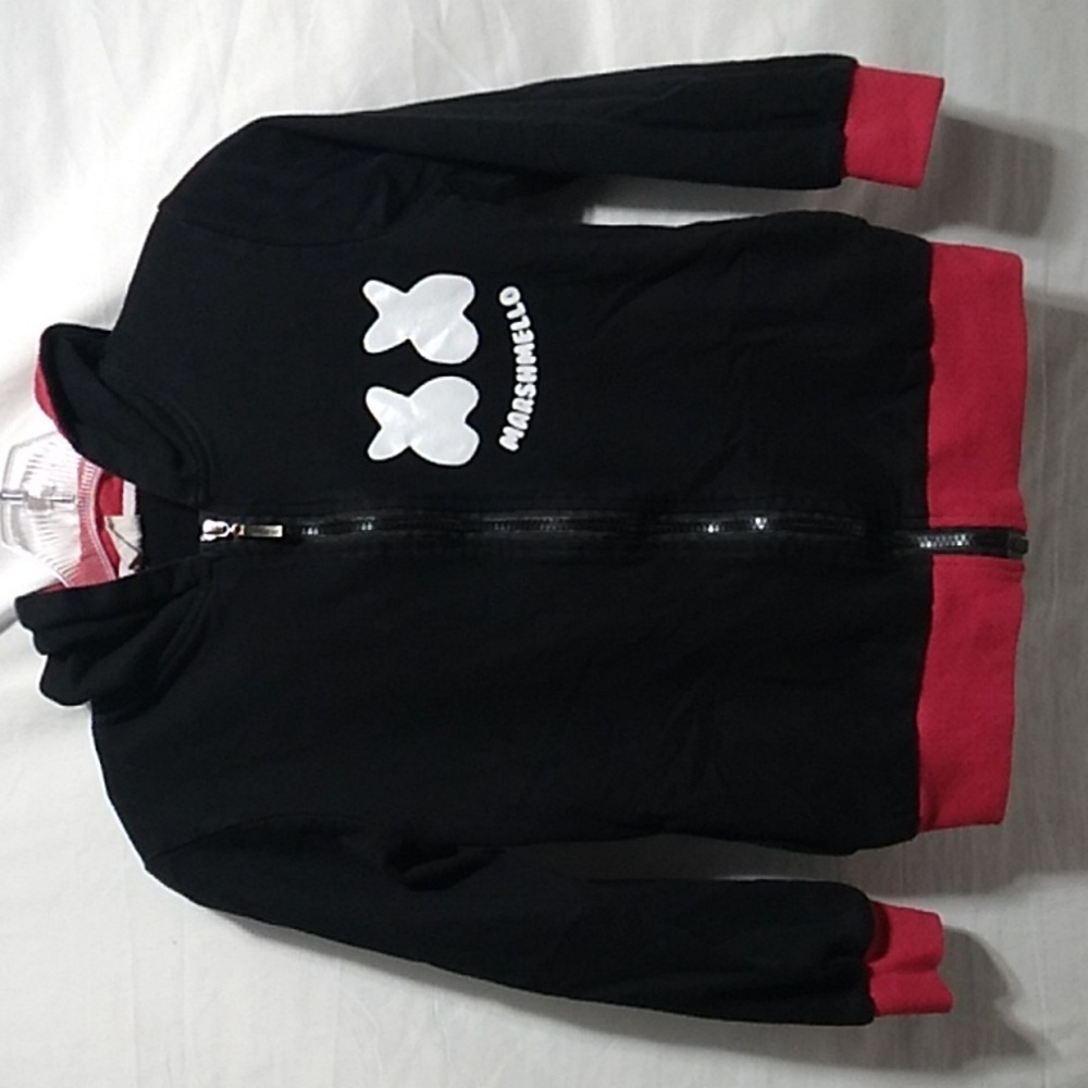 SALE! Marshmello I Was There Foanja Full Zip Youth Jacket W Hood (A-80)